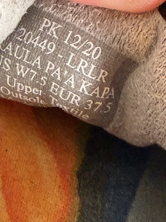 OluKai Kaula Pa’a Kapa Espadrilles Slip on in Black Size 7.5 - Picture 7 of 7